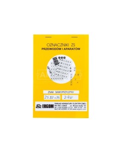 Znaki samoprzylepne ZS 20x34/ZAL E04ZP-02030110300