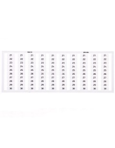 Ramka z oznacznikami 10x 21-30 209-604 /5szt./