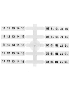 Oznacznik elastyczny do złączek szynowych EO3 /11-20/ 20x10szt. 003901754