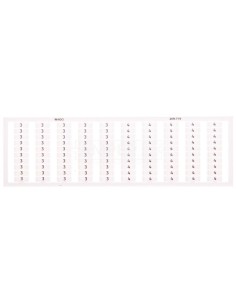 Ramka z oznacznikami 50x 3/4 jasnozielona 209-719 /5szt./