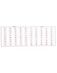 Ramka z oznacznikami 20x U V W N PE 209-474 /5szt./