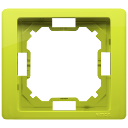 Simon Basic Neos Ramka pojedyncza limonkowy BMRC1/036