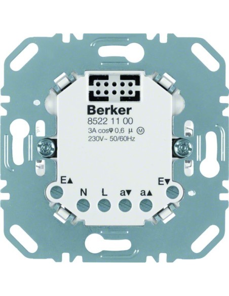 one.platform Sterownik żaluzjowy komfort, mechanizm Berker.Net, zaciski śrubowe 85221100 Berker Hager