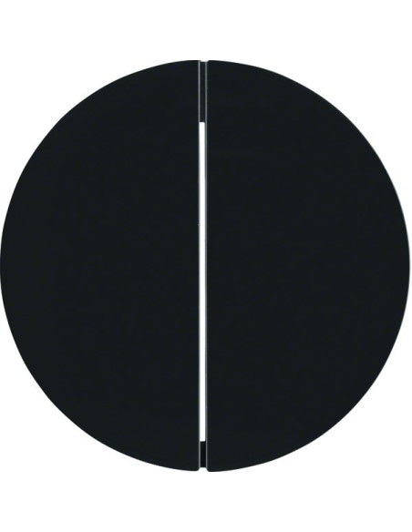 R.1/R.3/R.classic Przycisk 2-krotny do ściemniaczy przyciskowych i sterowników załączających Berker.Net, czarny, połysk 85142131