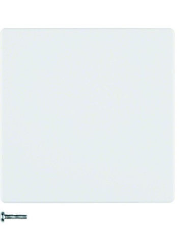 Q.x Przycisk 1-krotny, do ściemniaczy przyciskowych, sterowników załączających i mechanizmów sterujących Berker.Net, biały, aksa