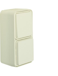 W.1 Łącznik uniwersalny z gniazdem z uziemieniem pionowy, kompletny, IP55, biały 6768843512 Berker Hager 2