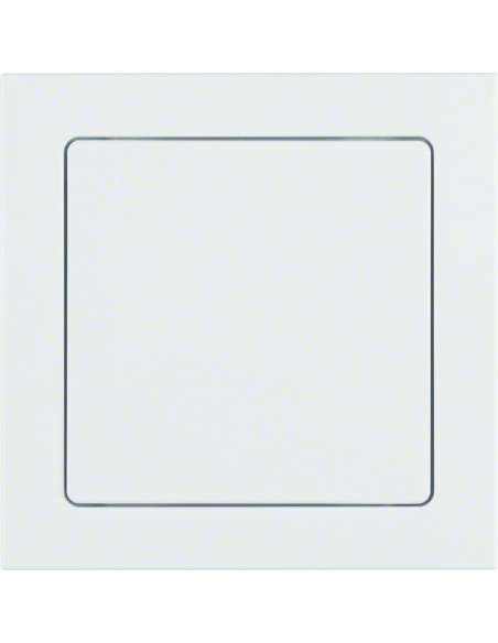 Q.3 System przywoławczy Zasilacz 24V z ramką, biały aksamit 52046099 Berker Hager