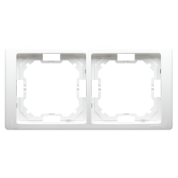 Simon Basic Neos Ramka podwójna biała BMRC2/11