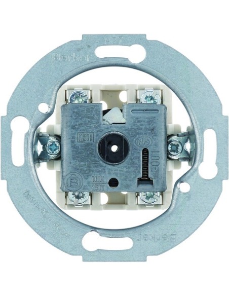 R.classic/Serie 1930/Glas Łącznik obrotowy 2-biegunowy, mechanizm, zaciski śrubowe 389300 Berker Hager