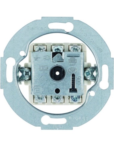 R.classic/Serie 1930/Glas Łącznik obrotowy grupowy zwierny, mechanizm, zaciski śrubowe 383800 Berker Hager