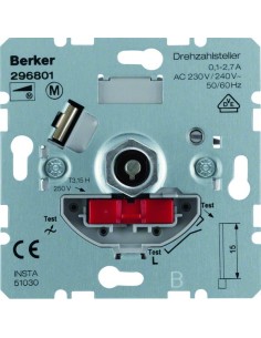 one.platform Regulator obrotów, mechanizm 296801 Berker Hager 2