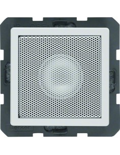 Q.x Głośnik, biały, aksamit  28826089 Berker Hager 2