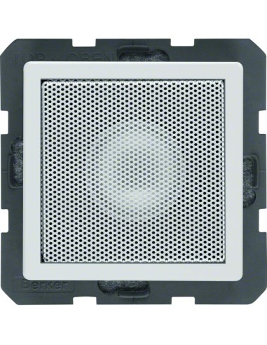 Q.x Głośnik, biały, aksamit  28826089 Berker Hager