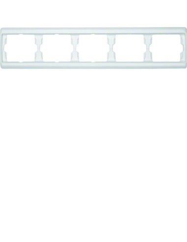 Arsys Ramka 5-krotna pozioma, biały  13930069 Berker Hager