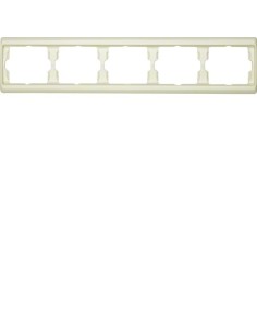 Arsys Ramka 5-krotna pozioma, kremowy  13930002 Berker Hager 2
