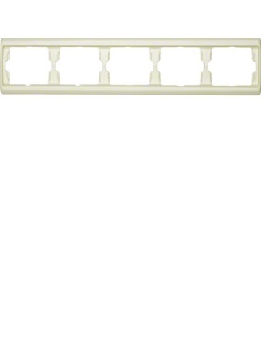 Arsys Ramka 5-krotna pozioma, kremowy  13930002 Berker Hager