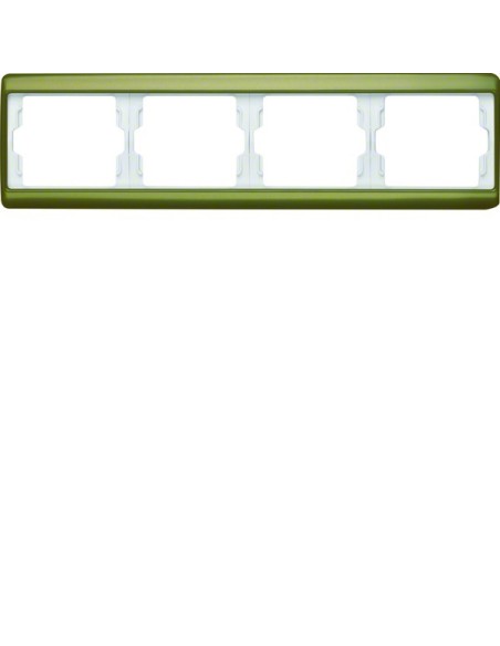 Arsys Ramka 4-krotna pozioma, złoty  13840002 Berker Hager