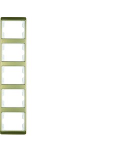 Arsys Ramka 5-krotna pionowa, złoty  13540002 Berker Hager 2