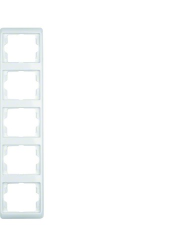 Arsys Ramka 5-krotna pionowa, biały  13530069 Berker Hager