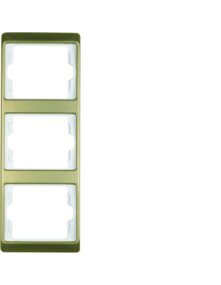 Arsys Ramka 3-krotna pionowa, złoty  13340002 Berker Hager