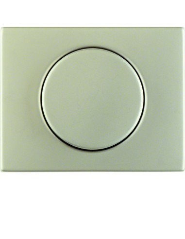 K.5 Płytka czołowa z pokrętłem regulacyjnym do ściemniacza obrotowego, stal szlachetna nierdzewna 11357004 Berker Hager