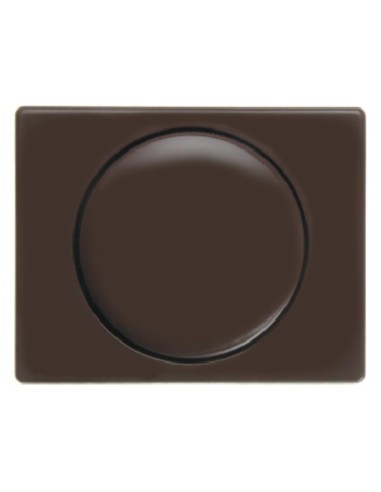 Arsys Płytka czołowa z pokrętłem regulacyjnym do ściemniacza obrotowego, brązowy 11350001 Berker Hager