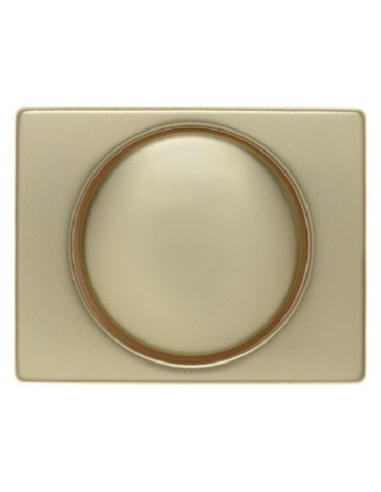 Arsys Płytka czołowa z pokrętłem regulacyjnym do ściemniacza obrotowego, złoty 11340002 Berker Hager