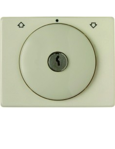 Arsys Płytka czołowa z zamkiem do łącznika żaluzjowego, kremowy 10790002 Berker Hager 2