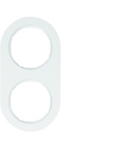 R.classic Ramka 2-krotna, biały, połysk 10122089 Berker Hager 2