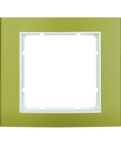 B.3 Ramka 1-krotna, złoty/biały  10113046 Berker Hager 2