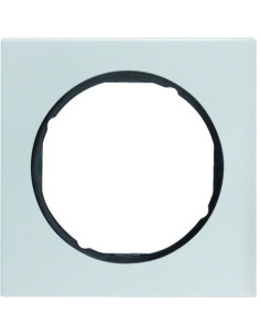 R.3 Ramka 1-krotna, alu/czarny  10112284 Berker Hager 2