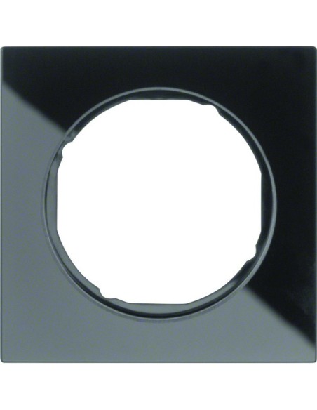 R.3 Ramka 1-krotna, szkło, czarny  10112216 Berker Hager