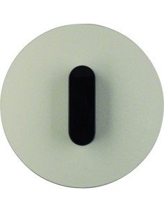 R.classic Płytka czołowa z pokrętłem do łącznika obrotowego, alu/czarny 10012084 Berker Hager 2