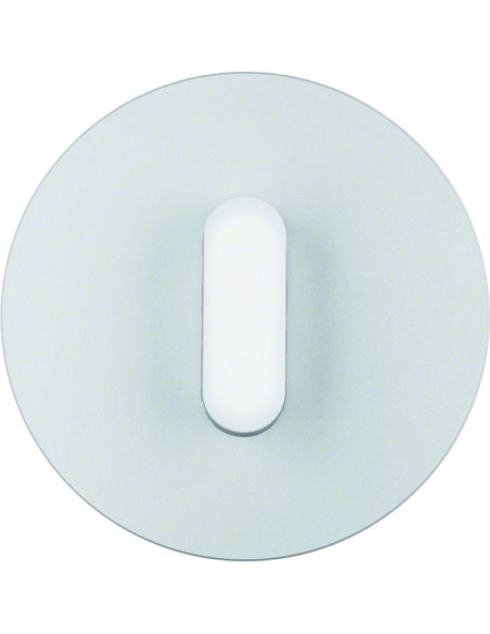 R.classic Płytka czołowa z pokrętłem do łącznika obrotowego, alu/biały 10012074 Berker Hager