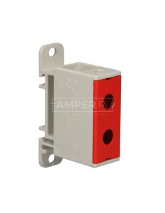 Złączka szynowa 1-torowa 35mm2 czerwona ZGX-1x35 czerwona ENE-10407