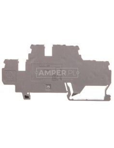 Złączka 2-piętrowa PE / N 3-przewodowa 2,5mm2 szara 870-535