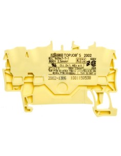 Złączka szynowa 3-przewodowa 2,5mm2 żółta TOPJOBS 2002-1306 2