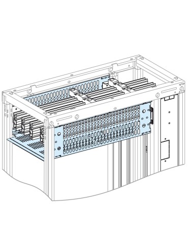 Prisma Plus, system P, osłona formy 2 do szyn poziomych, szerokość 800mm 04978