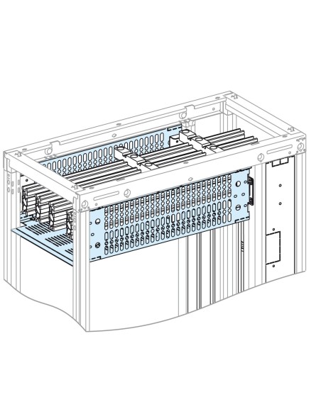 Prisma Plus, system P, osłona formy 2 do szyn poziomych, szerokość 300mm 04973