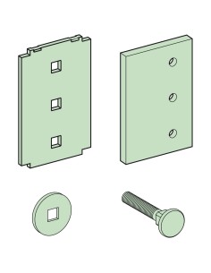 Prisma Plus, system P, łącznik do szyn poziomych l  120mm 04643
