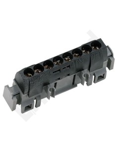 Listwa przyłaczeniowa 8-otworów czarna IP2xC-8 004852