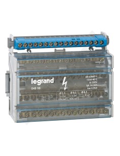 Listwa przyłączeniowa 17-otworów niebieska IP2xN17 004845