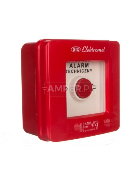 Wyłącznik alarmowy 2Z 12A /ALARM TECHNICZNY/ IP55 WA-2s 921403