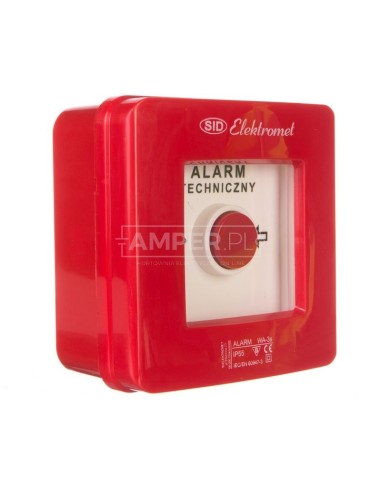 Wyłącznik alarmowy 2R 12A /ALARM TECHNICZNY/ IP55 WA-3s 921405