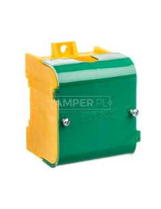 Odgałęźnik instalacyjny 1-segmentowy (zacisk: 1x95mm2 - 4x35mm2)/ z pokrywą żółto-zielony LZ 1*95/35P 84063009