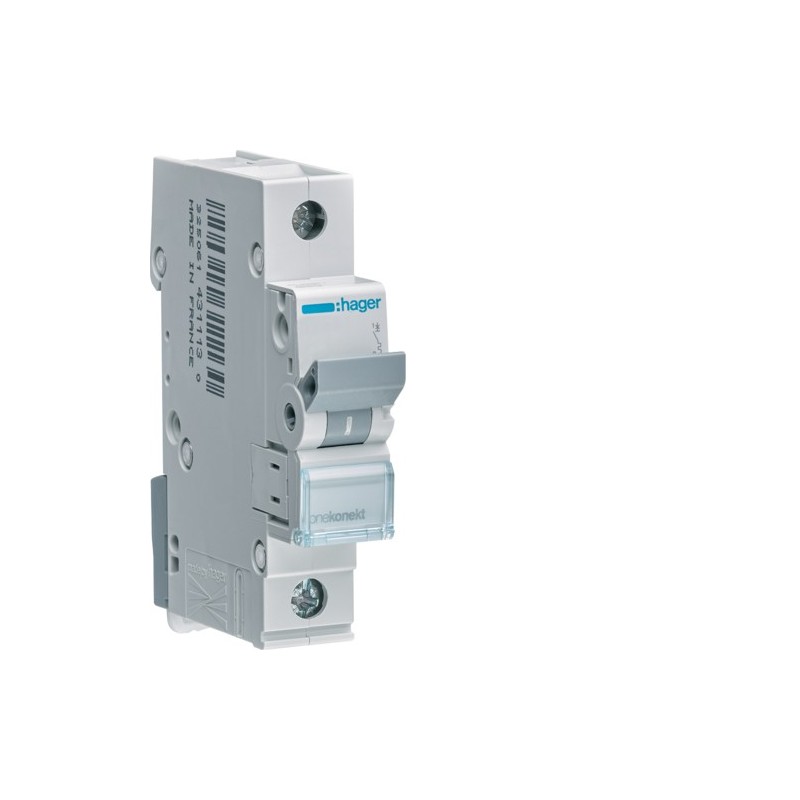 MCB Wyłącznik nadprądowy Icn6000A 1P B 10A MBN110E Hager