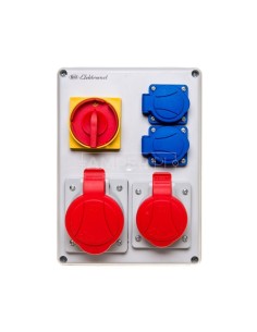 Rozdzielnica budowlana (1x 5P/16A 1x 5P/32A)/400V 2x 2P+Z/16A 250V RSK-1 940002