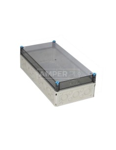 Skrzynka 300x600x170mm IP65 pokrywa przezroczysta Mi 80400 HPL00013