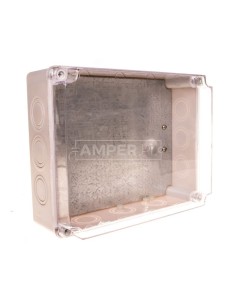 Obudowa 198x248x96mm IP65 z płytą montażową OH-4A.3 Hermet Box 29.43