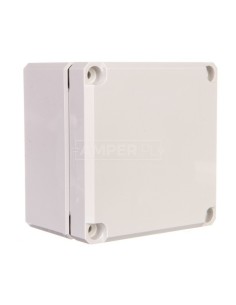 Obudowa Cubo D 80x82x56mm IP67 boki gładkie pokrywa szara PC DPCP080806G
